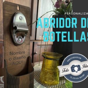 Abridor de botellas personalizado
