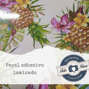 Papel adhesivo laminado