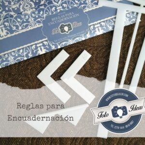Set de reglas para encuadernación